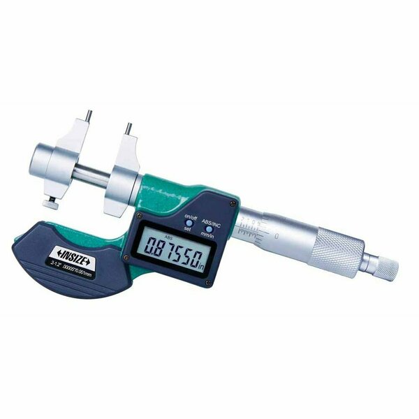 Insize Electronic Inside Micrometer, 2-3"/50-75Mm 3520-75E